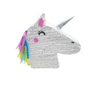 Piñata Licorne Kawai - Blanc Multicolore