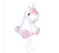 piñata à tirer baby licorne assise 50cm blanc - partypro 40119055 Multicolore G