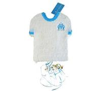 piñata à tirer maillot football om 60cm blanc - générique 3063208 Blanc