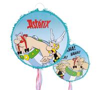 PIÑATA À TIRER ROND ASTÉRIX OBÉLIX HÉROS 40CM BLEU