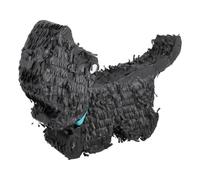 Piñata Amusante en Papier Forme Chien pour Fêtes D'anniversaire Garçon | Peut être Remplie de Bonbons, Décoration Festive Noire, Style Créatif, Usage pour Fêtes et Anniversaires