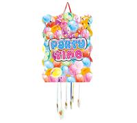 Piñata anniversaire d'enfant - Pinatas pour enfants - Décoration de fêtes pour enfants garçon et fille - Grandes pommes de pin à remplir avec jouets et friandises (Party time)