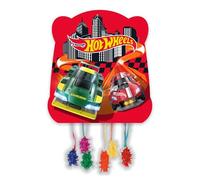 Piñata Anniversaire Enfant - Différents motifs amusants pour garçons et filles - Idéal comme décoration de fêtes et célébrations (Hot Wheels)
