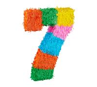 Piñata anniversaire jouet de fête décoration festive multicolore 0,2 kg coloré