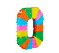 Piñata anniversaire jouet de fête décoration festive multicolore 0,2 kg coloré