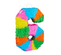 Piñata anniversaire jouet de fête décoration festive multicolore 0,2 kg coloré