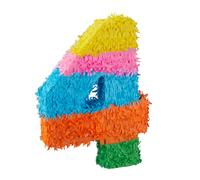 Piñata anniversaire jouet de fête décoration festive multicolore 0,2 kg coloré