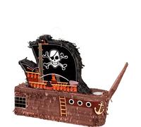 Piñata bateau pirate multicolore