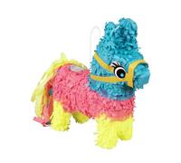 Boland – Piñata Âne multicolore – 20 x 18 cm – Franges pastel – Intérieur