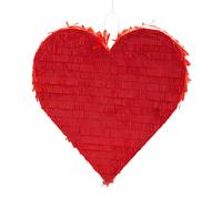 Pinata coeur rouge enfants anniversaire battement pinata 36 x 7,5 x 37 cm décoration décoration anniversaire