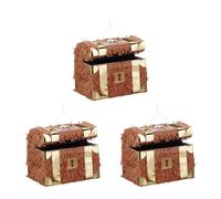 Piñata coffre au trésor 0,2 kg marron piñata suspendue piñata anniversaire