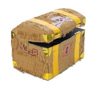 Pinata - Coffre au trésor - Multicolore - Pour enfants - Jeu de fête - Décoration anniversaire