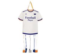 Piñata d'anniversaire Grand maillot de football de 48 x 50 cm - Décoration pour fêtes d'enfants garçon et fille - Grandes pommes de pin à remplir avec des jouets et des friandises.