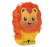 Pinata Déco "Lion" 39cm Jaune & Orange