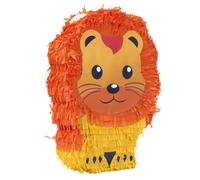Pinata Déco ""Lion"" 40cm Jaune & Orange