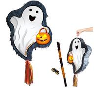 Piñata fantôme avec bâton et bandeau pour les yeux