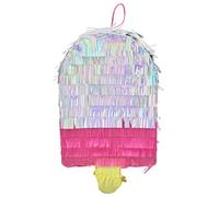 Piñata Glace D’anniversaire, Décoration Suspendue en Papier | Fête Estivale et Bord de Mer, Forme Amusante et Voyante, Libère des Surprises, Accessoire de Fête