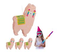 Pinata lama 50 cm 4 pièces pinata anniversaire pinata enfant pinata à suspendre