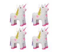 Pinata licorne 0,2 kg 47 cm piñata à suspendre piñata suspendue blanc-rose
