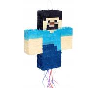 Piñata Mr. Pixel - Un adorable jouet en forme de personnage emblématique, parfait pour les fêtes et événements d'enfants ! Dimensions : 40x7,5x28 cm. Faites la joie des petits !