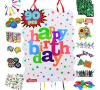 Pinata + Pack 80 Jouets - Pinata Anniversaire - Pinata Anniversaire Garcon - Pignatta - Anniversaire - Piñatas - Pinata Anniversaire Fille - Piñata - Jouet Pinata - Piniata - MANLOZ