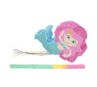 Piñata Sirène à Tirer 1 Set en Papier pour Fête D'anniversaire