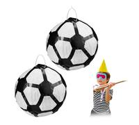 Pinata suspendre lot 2 Ballon football enfants remplir anniversaire jeux déco