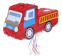 Piñata VOITURE DE FEU - POMPIER - à tirer - 47 x 17 x 25,5 cm