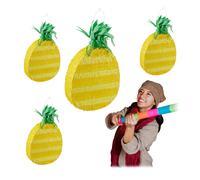 Pinatas ananas pinata fête 4 pièces 150 g pinata ananas pinata de fête papier