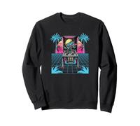 Pinball Jeu d'arcade Flipper-Machine Retrowave Flipper Sweatshirt
