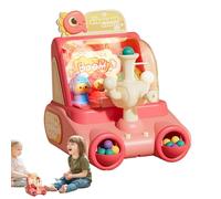 Pinball pour , jeu d'arcade de table, interactif avec lumières, musique, activité amusante pour garçons et filles, portable et compact, jeu familial, 1 lot, 22 x 18 x 21 cm, bleu rose