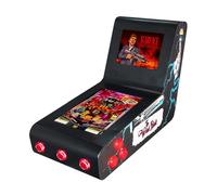 Pinball virtuel avec Playfield de 12" et Backglass de 8", incluant PC N5105 avec 8 Go de RAM et 128 Go M2, Joystick et boutons Arcade pour mode Arcade Vertical, construit en acier courbé