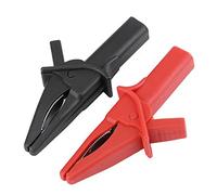 Pince 2 Pièces 85 Mm Raccord de DSO3064 HT18A Grands Clips Dauphin Gator Entièrement Isolés Rouge + Noir pour Oscilloscope