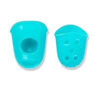 Prym Turquoise Silicone Needle Grabbers M + L (2pc), 14 x 7 x 2 cm