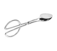 Pince à Aliments Forme Feuille Ciseaux, en Acier Inoxydable | Prise Antidérapante, Moulage Monobloc Poli, pour Gaufres et Cuisson au Gril, Usage Extérieur