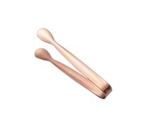 Pince à aliments Pince à glaçons en acier inoxydable, 1 pièce, pince sucre et aliments for restaurants, hôtels bars domicile, ustensiles de cuisine(Rose gold)