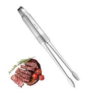 Pince à aliments - Ustensiles antidérapants en acier inoxydable - Outil de pince de cuisine - pour griller, maison, barbecue, restaurant, buffet, traiteur, fête, pique-nique, camping, salle à manger