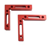 Pince à angle droit, localisateur carré de 90 degrés avec double échelle, outil d'angle en alliage d'aluminium pour assemblage de boîte de cadre (120 mm)