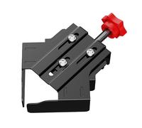 Pince à angle droit - Poignée unique - Coin en aluminium à 90° - Pour le travail du bois - Mâchoire pivotante réglable - Épaisseur réglable