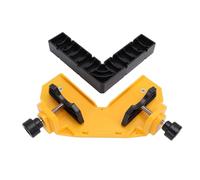 Pince à angle droit pour le travail du bois, en plastique réutilisable, en forme de L, gabarit d'angle à 90 degrés pour cadre photo carré, boîte à outils, tiroir d'armoire, jaune