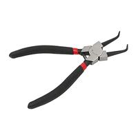 Pince à anneau élastique en acier au carbone traité thermiquement, pince à bec effilé, poignée d'immersion de 7 pouces pour les tâches d'installation mécanique de l'anneau