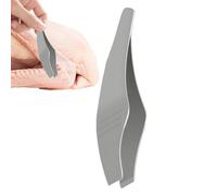 Pince à arêtes de poisson ergonomique en acier inoxydable | Outil de désossage de cuisine pour truite, perche, poisson, poulet, canard, cuisine, maison, intérieur, voyage, camping