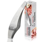 Pince a Aretes en Inox pour Poisson - Desareteur Professionnel pour Saumon Truite et Filets - Outil de Cuisine Precis Aussi pour Tranches de Jambon Serrano - Lavable au Lave Vaisselle