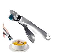 Pince à assiette - 25 cm Premium Résistant à la chaleur Outil de cuisine avec poignée ergonomique, Ustensiles de service multi-angles réglables, pince professionnelle anti-brûlure en acier inoxydable