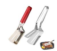 Pince À Barbecue En Acier Inoxydable - Spatule Anti-Adhésive à Usage Intensif | Louche Et Pince Anti-Brûlure - pour Barbecue, Steak, Poisson, Hamburger, Pizza, Crêpes et