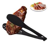 Pince à barbecue en forme de cuillère, pince multifonction en nylon pour salade et pâtes, pince à spatule amovible pour barbecue en plein air, cuisine familiale et utilisation quotidienne en cuisine