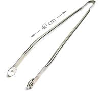 Pince à Barbecue INOX à Roulettes-Taille 40cm-Professionnelle-Fabriquée en France