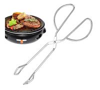 Pince à barbecue, pince à barbecue en acier inoxydable | Ustensiles de service alimentaire - Pour restaurants, hôtels, boulangeries, barbecue, pique-nique, camping, femmes et hommes