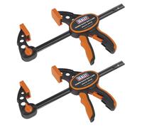Pince À Barres Rapide Sealey 150Mm - Ensemble De 2Pièces Qbc1502
