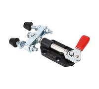 Pince à bascule à double tête avec course de 20 mm, capacité de maintien de 90 kg, fabriquée en acier à haute teneur en carbone pour fixation de fixation, compacte et légère.